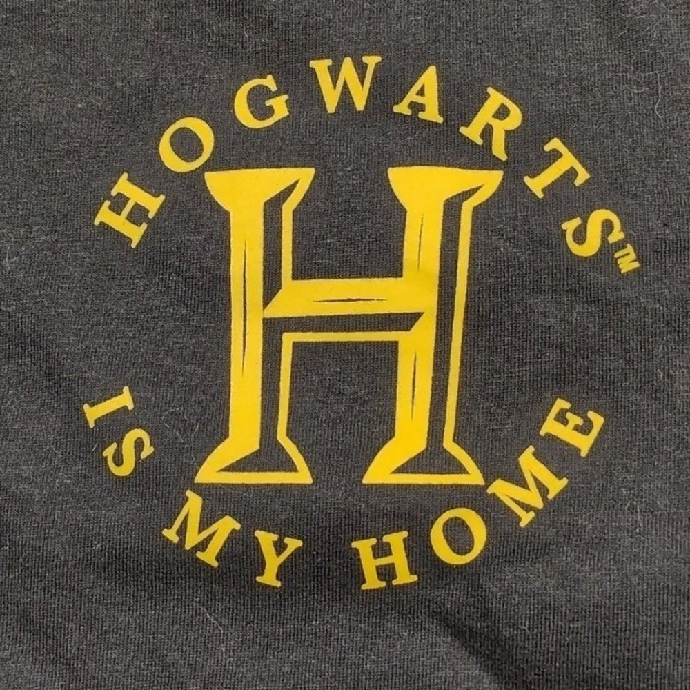 Harry Potter Wizarding World Mens Black Hogwarts Is My Home Long Sleeve Shirt S - Picture 2 of 8